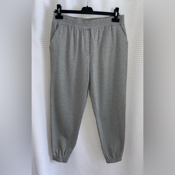 Women’s REITMANS light gray stretchy joggers trousers size 12 - Picture 1 of 9